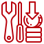 maintenance Icon Werkzeug